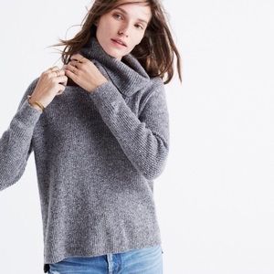 Madewell turtleneck sweater XS grey